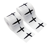 Distressed Cross Sports 100% Cotton Athletic Tape Black White