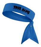 Red - Custom Personalizable Drip Name Tie Headband