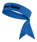 Grey - Custom Personalizable Name Tie Headband