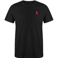 Black Shirt w/ Hot Pink Ribbon