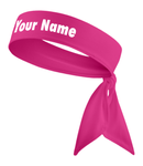 Neon Pink - Custom Personalizable Name Tie Headband