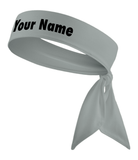 Dark Grey - Custom Personalizable Name Tie Headband