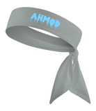 Sky Blue - Custom Personalizable Drip Name Tie Headband