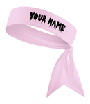 Light Pink - Custom Personalizable Drip Name Tie Headband