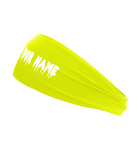 Custom Personalizable Wide Drip Name Stretch Headband