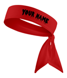 Dark Grey - Custom Personalizable Drip Name Tie Headband