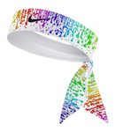 Custom  Multi. Color Droplets Tie Headband