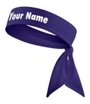 Red - Custom Personalizable Name Tie Headband