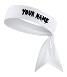 Red - Custom Personalizable Drip Name Tie Headband