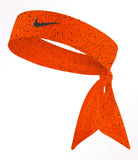 Custom  Orange Speckle Tie Headband